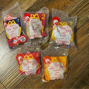 NWT NIP 2000 The Tigger Movie McDonalds Happy Meal‎ Toy Set of 5